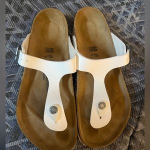 White Birkenstocks!